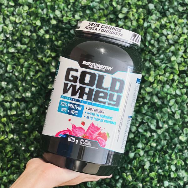 Imagem de Gold Whey Body Nutry 80% Proteína WPI + WPC Baixo em Gorduras e Alto Teor de Proteínas Ideal para Seus Ganhos