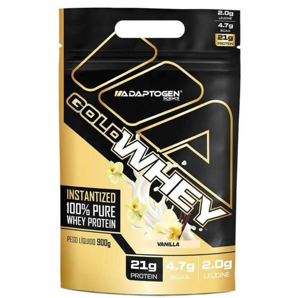 Imagem de Gold Whey Concentrado Vanilla 900g (Refil) - Adaptogen