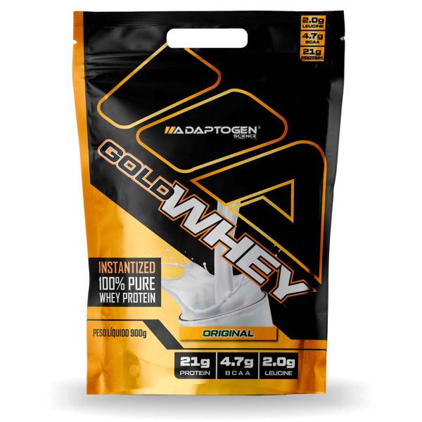 Imagem de Gold Whey Protein Adaptogen 100% Concentrado Gourmet 900g RF