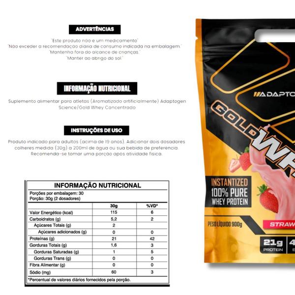 Imagem de Gold whey refil 900g - adaptogen science