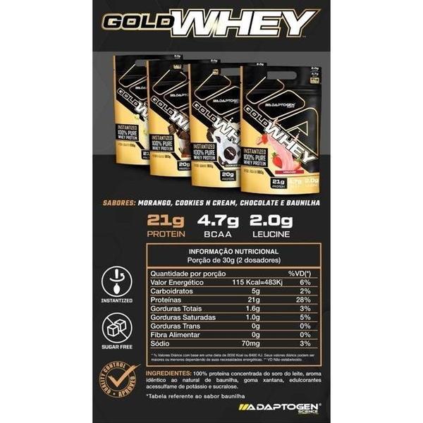 Imagem de Gold Whey Refil 900G Baunilha