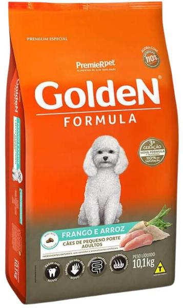 Imagem de Golden formula cães adultos porte pequeno frango e arroz 10,1kg