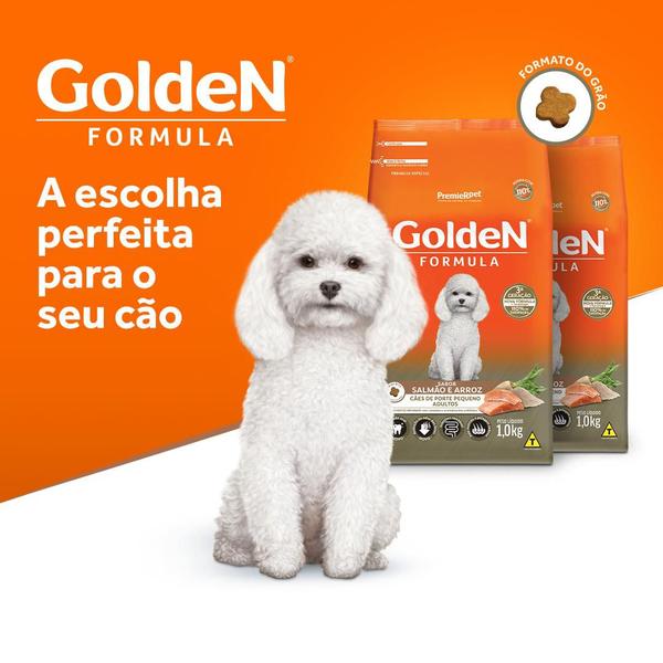 Imagem de GoldeN Formula Cães Adultos Porte Pequeno Salmão & Arroz 1 kg