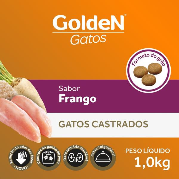 Golden Gatos Adulto Castrado Frango - PREMIER Imagem de Golden Gatos Adulto Castrado Frango