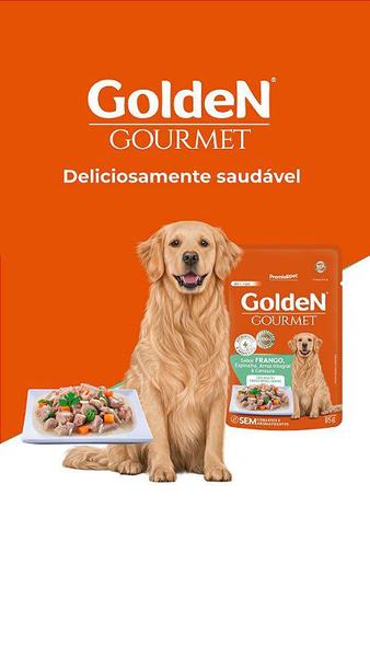 Imagem de Golden gourmet caes adultos porte medio/grande frango 85g