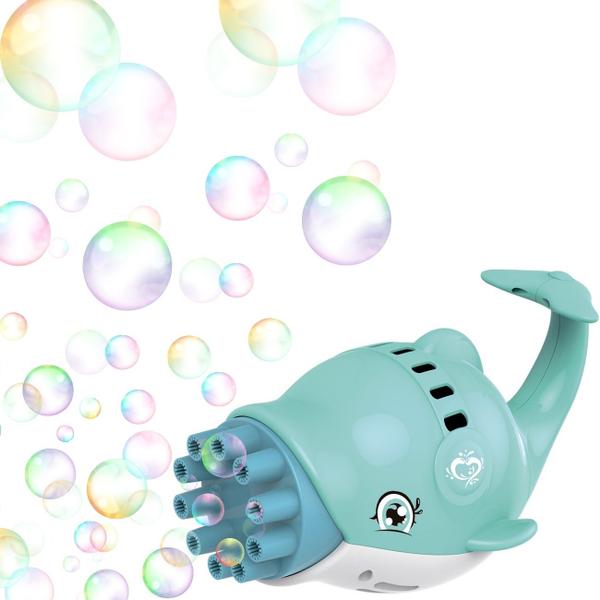 Golfinho Bolhudo Máquina Elétrica Brinquedo Lança Bolhas - - DM Toys Imagem de Golfinho Bolhudo Máquina Elétrica Brinquedo Lança Bolhas -