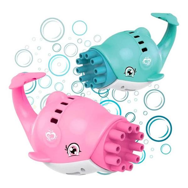 Golfinho Lança Bolhas Art Brink - Zein Zb853 Cor Rosa verde Imagem de Golfinho Lança Bolhas Art Brink - Zein Zb853 Cor Rosa verde