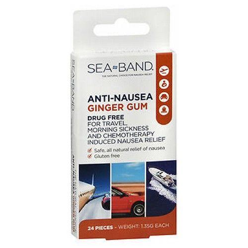 Goma de gengibre anti-náusea Sea-Band 24 cada da Sea-Band Imagem de Goma de gengibre anti-náusea Sea-Band 24 cada da Sea-Band
