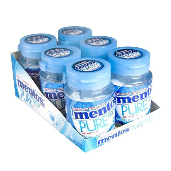 Imagem de Goma De Mascar Mentos Pure Fresh Mint Bottle Com 6