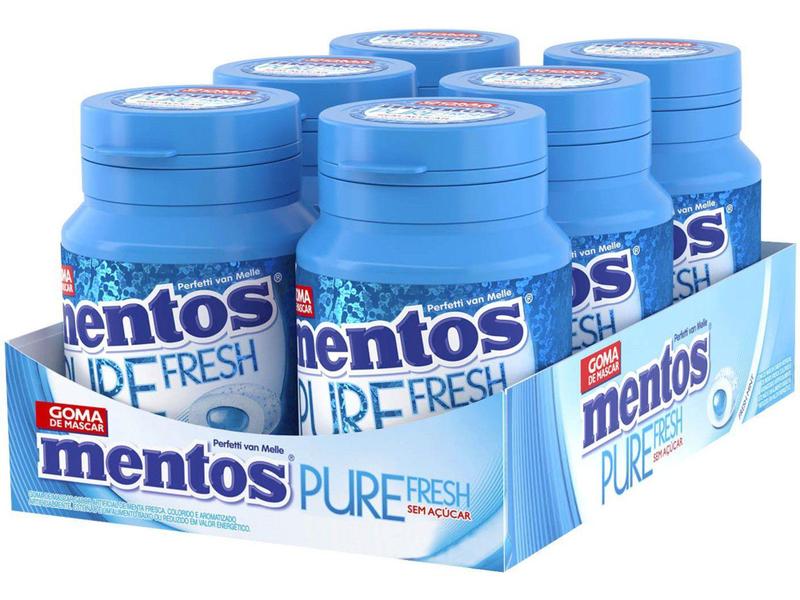 Imagem de Goma de Mascar Mentos Pure Fresh Mint sem Açúcar - 56g Display 6 Unidades