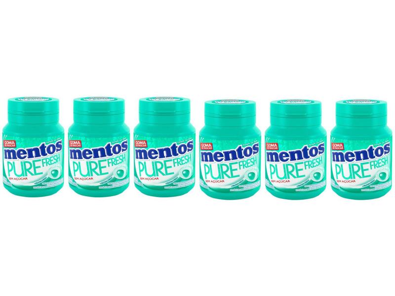 Imagem de Goma de Mascar Mentos Pure Fresh Wintergreen - sem Açúcar 56g Display 6 Unidades