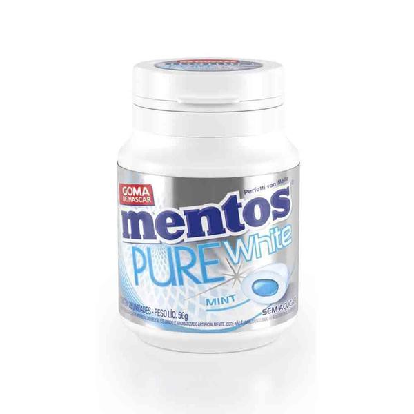 Imagem de Goma de Mascar Mentos Pure White Menta c/6 - Perfetti