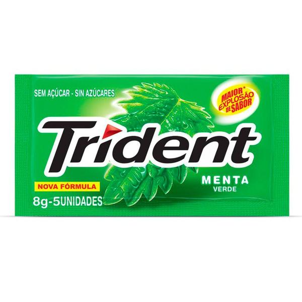 Imagem de Goma de Mascar Trident Menta 32g com 4 Unidades