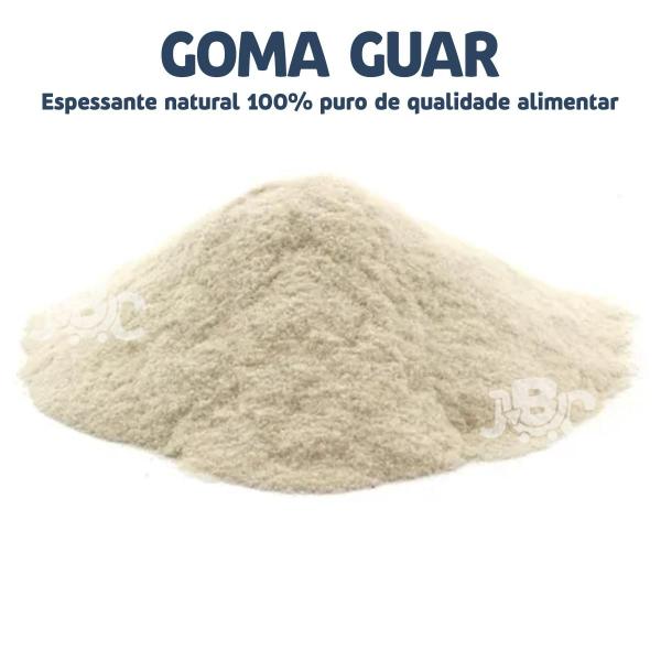 Imagem de Goma Guar Em Pó Espessante Natural 100% Puro 1kg Sem Glúten