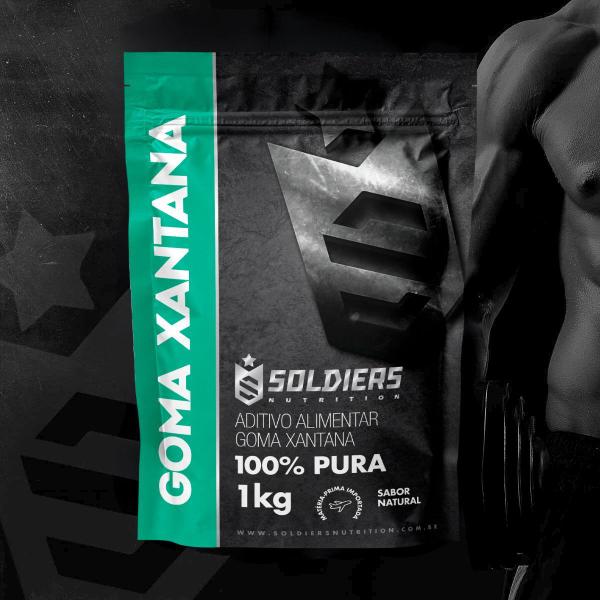 Imagem de Goma Xantana 1Kg - 100% Puro Importado - Soldiers Nutrition