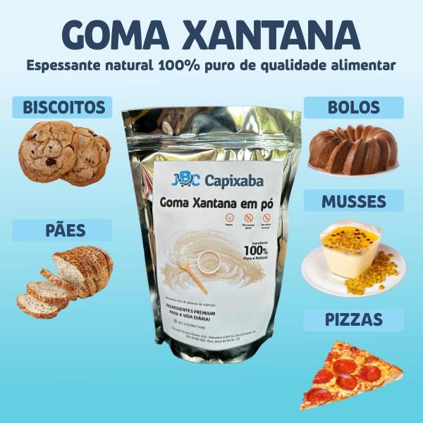 Goma Xantana Espessante Natural 100% Puro 1kg Sem Glúten - MEIHUA Imagem de Goma Xantana Espessante Natural 100% Puro 1kg Sem Glúten