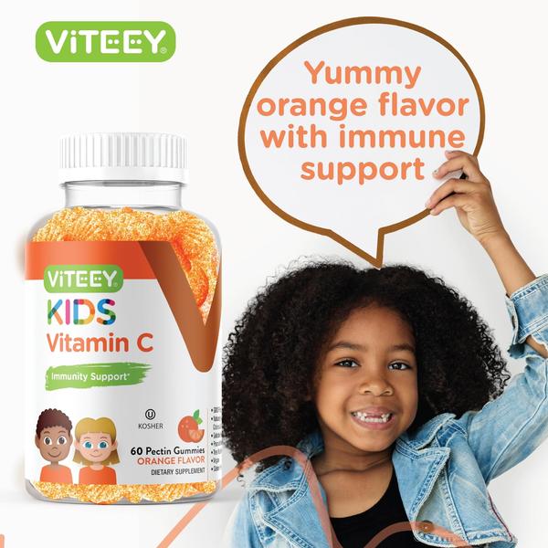 Imagem de Gomas de vitamina C Viteey Kids Immune Support 250 mg 60 ct