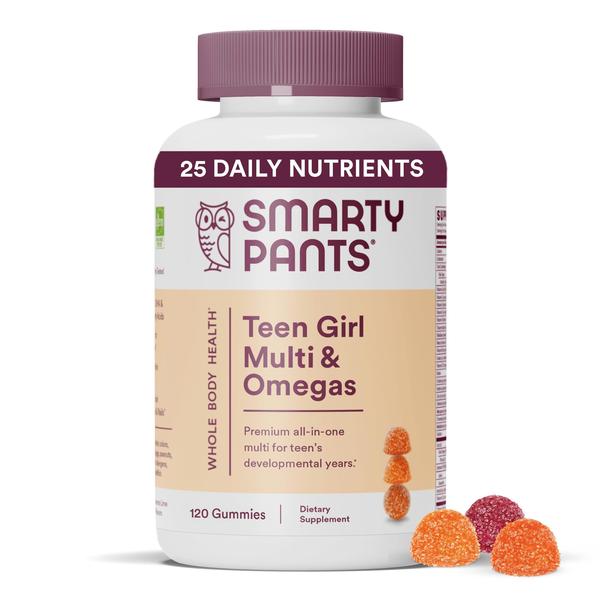 Imagem de Gomas multivitamínicas SmartyPants Teen Girl 120 unidades