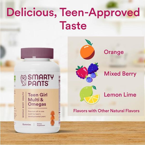 Imagem de Gomas multivitamínicas SmartyPants Teen Girl 90 unidades