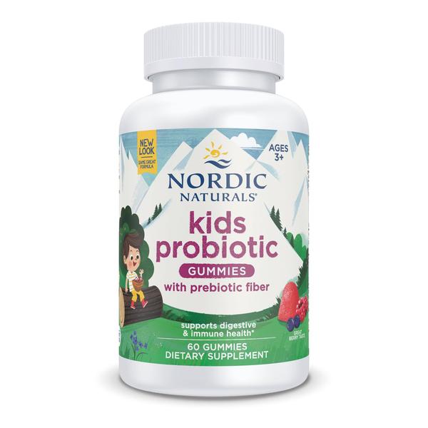 Imagem de Gomas probióticas Nordic Naturals Kids Nordic Flora 60 quilates