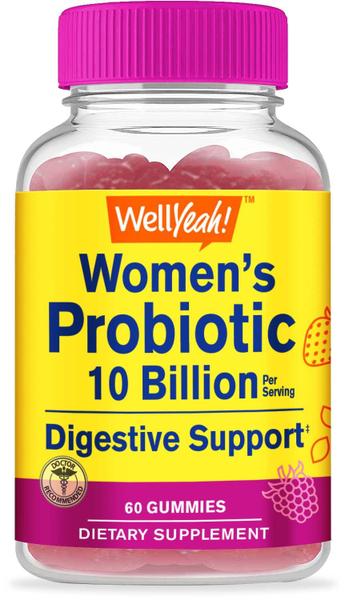 Imagem de Gomas probióticas WellYeah para mulheres 10 bilhões de CFU 60 ct