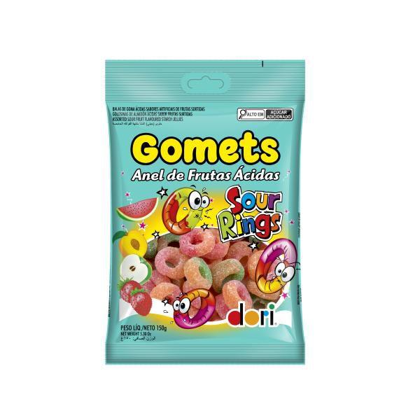 Gomets Goma Anel Acido 150g Dori Imagem de Gomets Goma Anel Acido 150g Dori