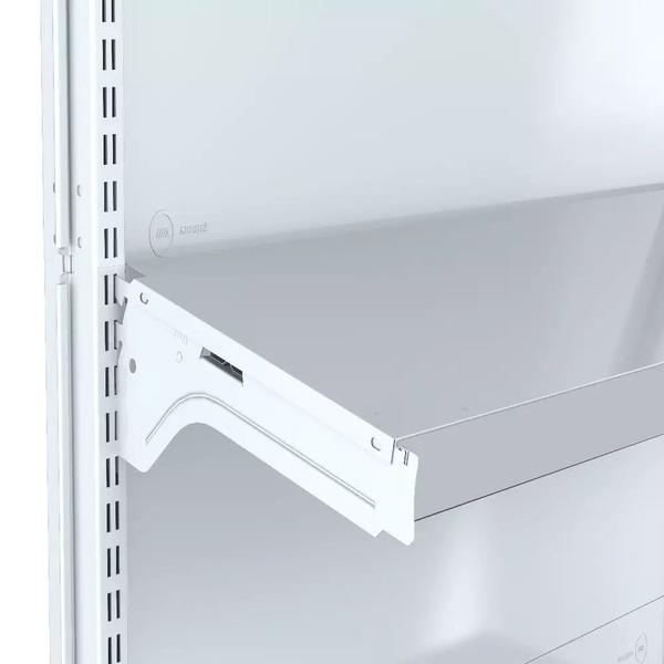 Gondola Parede 170 Fit Inicial Branco 5 Bandeja Pe Cinza - AMAPÁ Imagem de Gondola Parede 170 Fit Inicial Branco 5 Bandeja Pe Cinza
