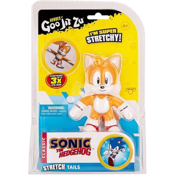 Imagem de Goo Jit Zu Tails Boneco Elástico 12Cm Sonic The Hedgehog