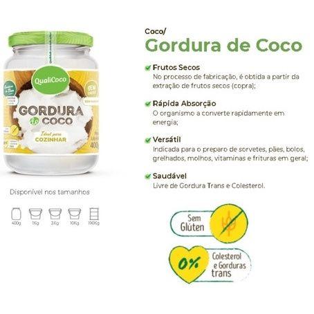 Imagem de Gordura de Coco QualiCoco 900g