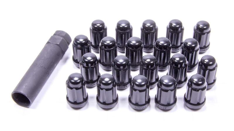 Imagem de Gorilla Automotive 21123BC Pequeno Diâmetro Acorn Black 5 Lug Kit (12mm x 1,25 Thread Size) - Pacote de 20