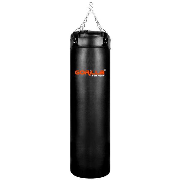 Imagem de Gorilla Kit Saco Pancada Profissional 120 Cm + Aparador Chute + Manopla Foco Soco Boxe Muay Thai