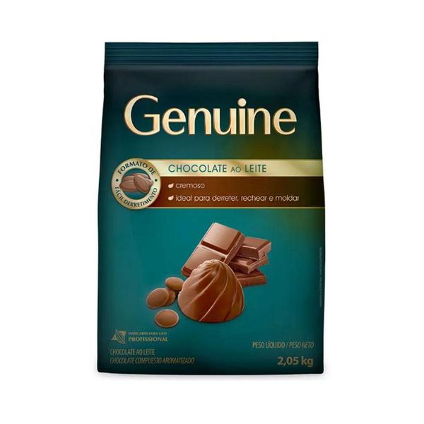 Imagem de Gotas Chocolate Ao Leite 2,05k Genuine - Cargill