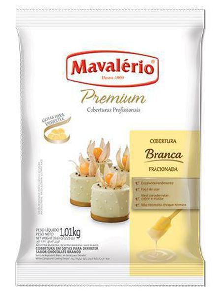 Gotas De Chocolate Cobertura Branco Premium Mavalério Imagem de Gotas De Chocolate Cobertura Branco Premium Mavalério