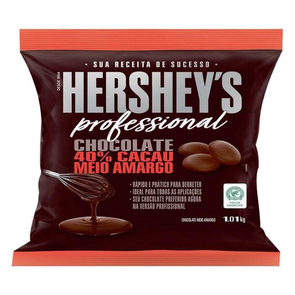 Imagem de Gotas de Chocolate Meio Amargo 1,01kg - Hersheys Professional