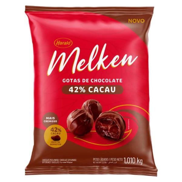Imagem de Gotas de Chocolate Melken 42% Cacau 1,01kg - Harald