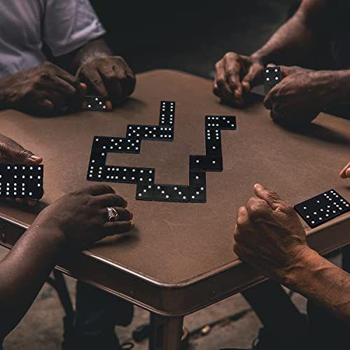 Imagem de GOTHINK 6-em-1 Jogos Clássicos Conjunto, Duplo 6 Dominó, Pick Up Sticks, Cartas de Jogo, Mármores, Jacks, YO-YO Jogos de Tabuleiro para Crianças Famílias Classroom Party Birthday