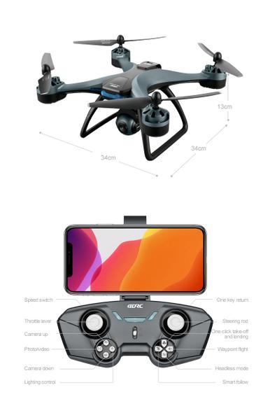 Imagem de GPS Drone 4K HD Câmera Profissional Quadcopter WiFi Fpv Altitude de Pressão de Ar Hold RC Dron Toys GIft Helicópteros RC