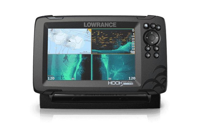 Imagem de GPS Sonar Lowrance Hook Reveal 7 TripleShot c/ Transdutor