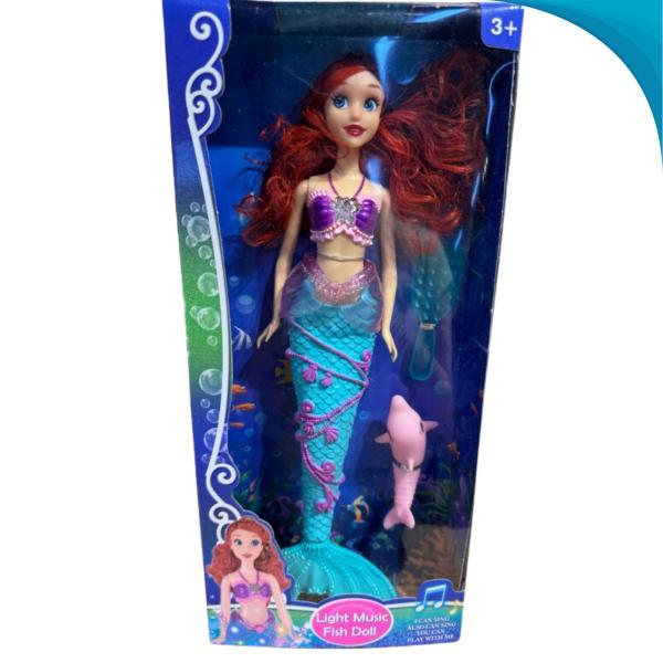 Graciosa Boneca Sereia Com Música Para Sua Filha Presente Dia Das Crianças Oficial - Zonne Imagem de Graciosa Boneca Sereia Com Música Para Sua Filha Presente Dia Das Crianças Oficial