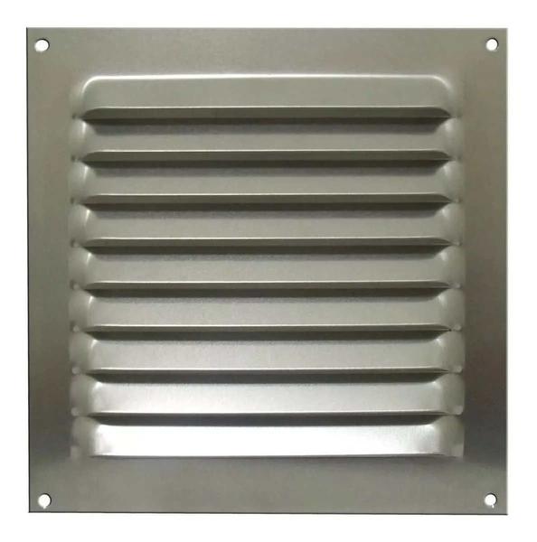 Grade De Ventilação Alumínio Itc 20x20cm Com Tela Motorhouse - ITC Exaustores Imagem de Grade De Ventilação Alumínio Itc 20x20cm Com Tela Motorhouse