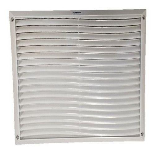 Imagem de Grade De Ventilação Quadrada De Plástico 30x30cm Com Tela