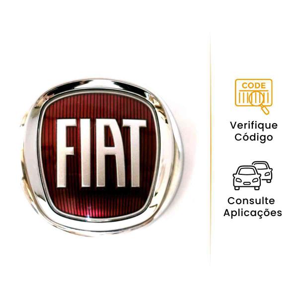 Imagem de Grade Dianteira Superior Para-choque Fiat Palio e Strada Adventure 2009 2010 2011 2012 2013 com Emblema