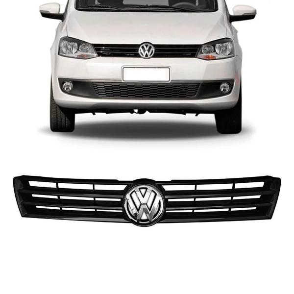 Imagem de Grade Dianteira Vw Fox G2 2010 A 2015 Black Piano C/ Emblema