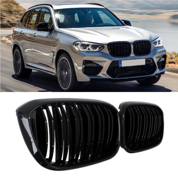 Imagem de Grade Frontal Bmw X3 G01 Black Piano Dupla M Performance