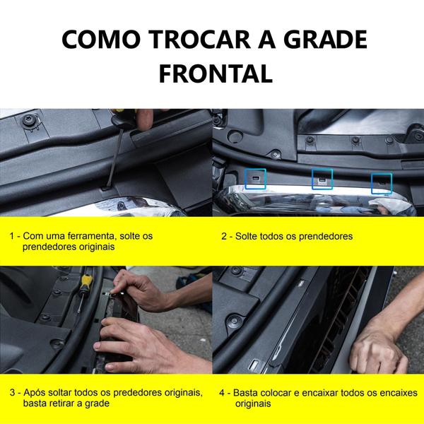 Imagem de Grade Frontal Bmw X3 G01 Black Piano Dupla M Performance