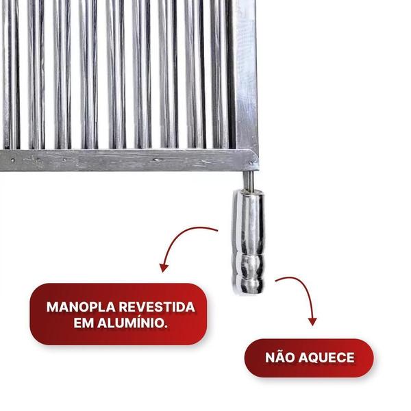 Imagem de Grade Inox 50x40cm para Churrasqueira - 1mm - Bem Grill