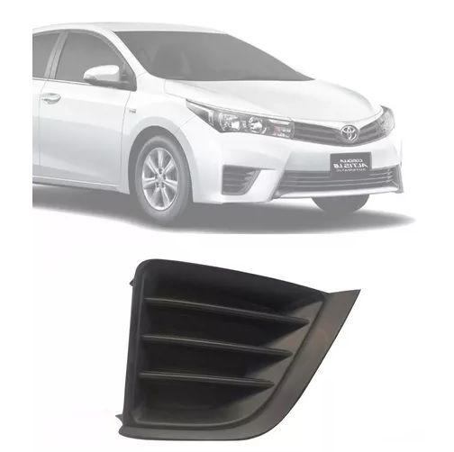 Imagem de Grade Milha Sem Furo Preto Corolla 2015 2016 2017