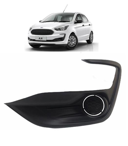 Imagem de Grade Moldura Milha Sem Furo Ford Ka 2019 2020 Esquerdo