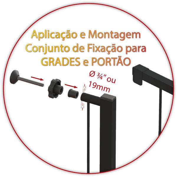 Imagem de Grade Portão Multiforma Multigrade 70/90 cm - Branco