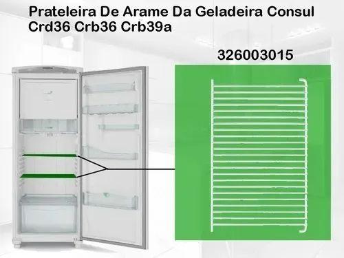 Imagem de Grade Prateleira Geladeira Brastemp Consul CRD37EBANA